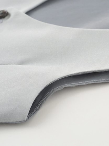100% Cotton Bow Regular Sleeve Formal Suit - image 8
