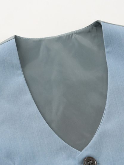 100% Cotton Bow Regular Sleeve Formal Suit - image 26