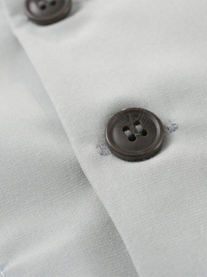 100% Cotton Bow Regular Sleeve Formal Suit - image 9
