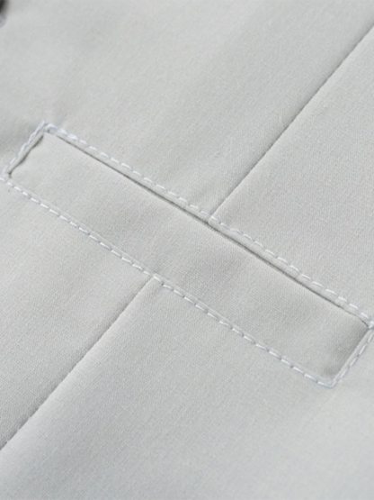 100% Cotton Bow Regular Sleeve Formal Suit - image 11