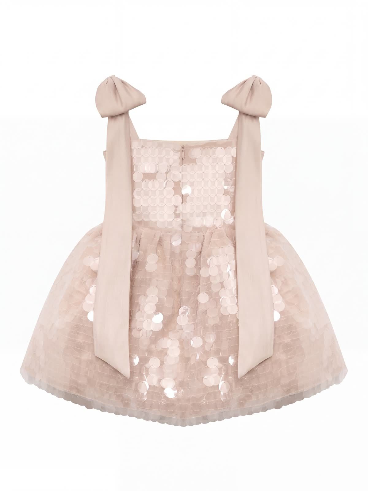Glitter Sequins Sleeveless Short Dresses - image 4