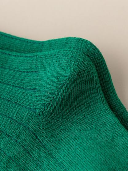 Solid With Bow Socks - image 5