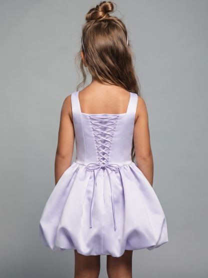 Chemical Fiber Blend Ruched Sleeveless Short Dresses - image 9