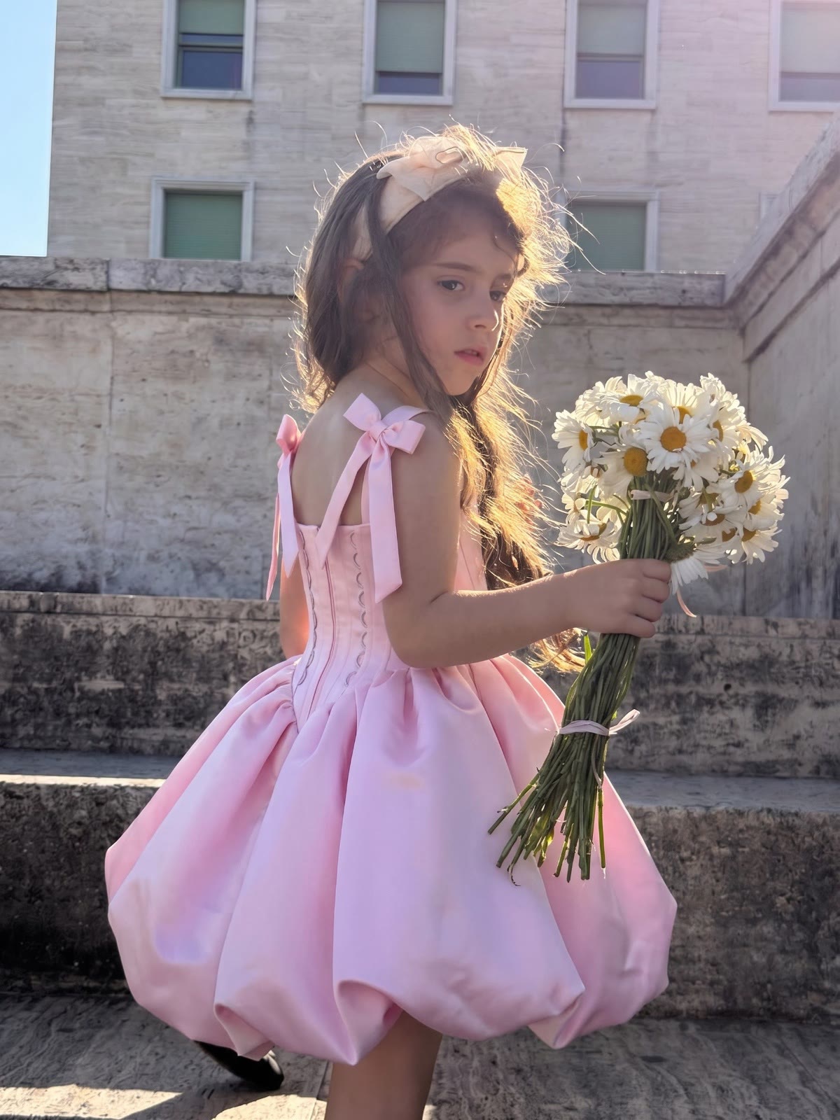 Satin Bow Sleeveless Midi Dresses - image 3
