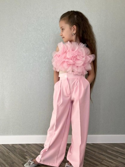 Cotton Folds Sleeveless Regular Two-piece Set - image 3
