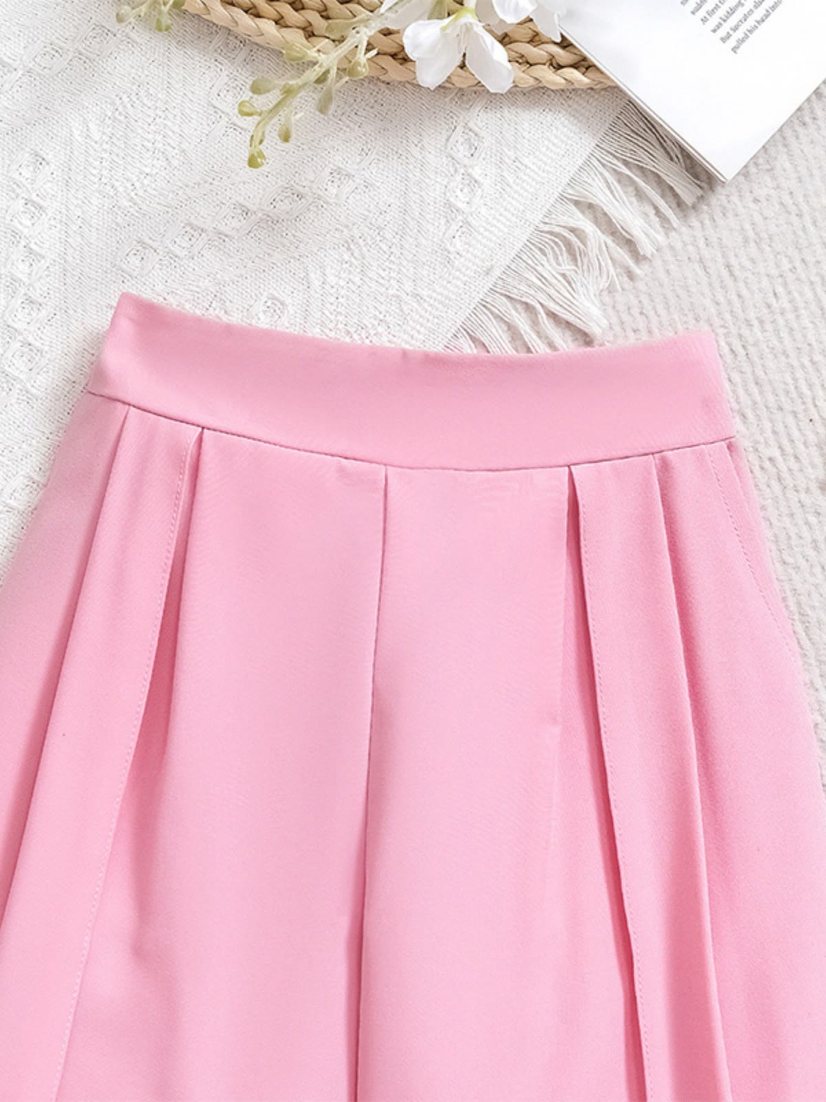 Cotton Folds Sleeveless Regular Two-piece Set - image 11