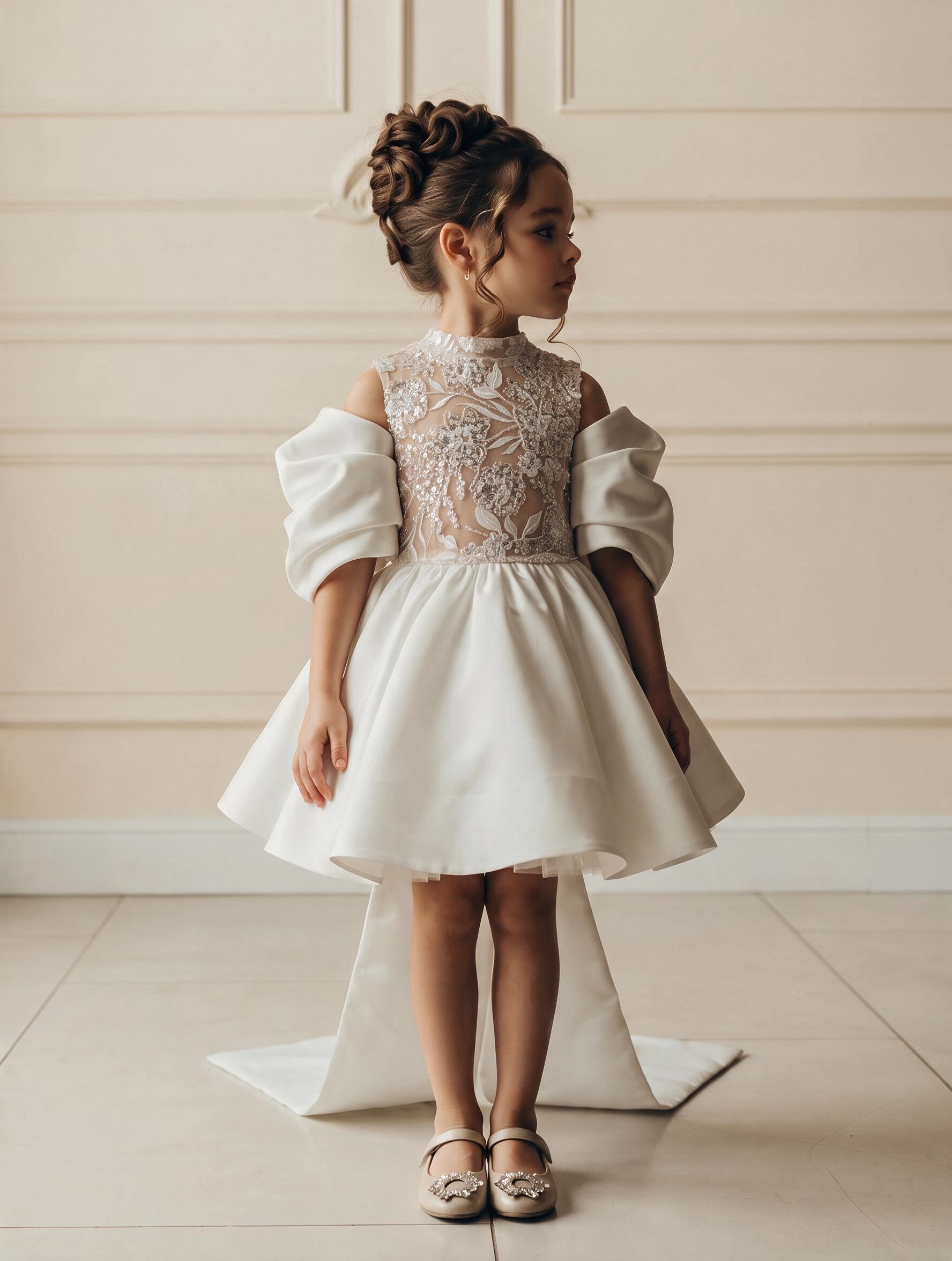 Lace Lace Sleeveless Midi Dresses - White - 9-10Y - image 1