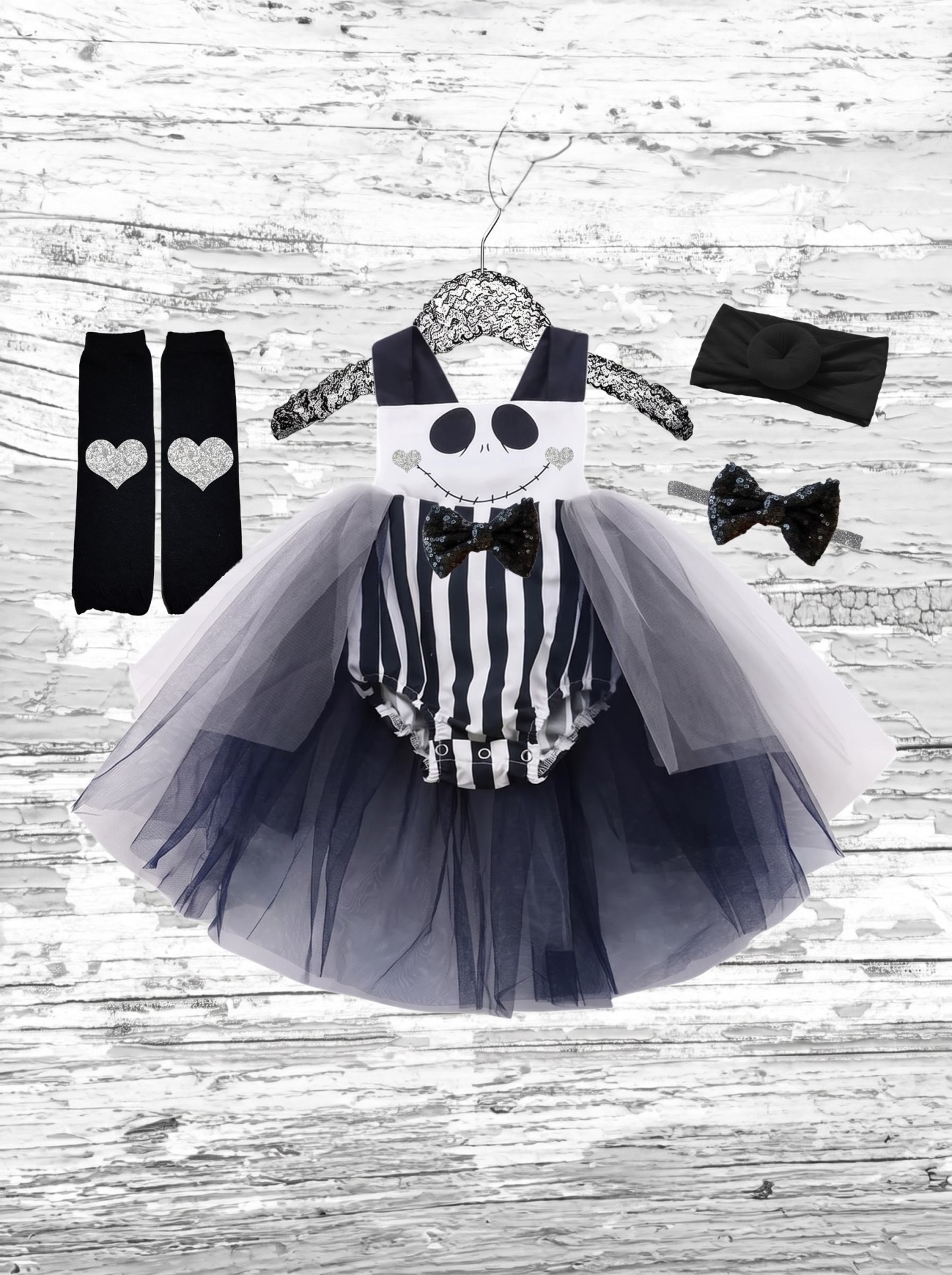 Mesh Bow Sleeveless Shorts Bodysuit - Only - image 2