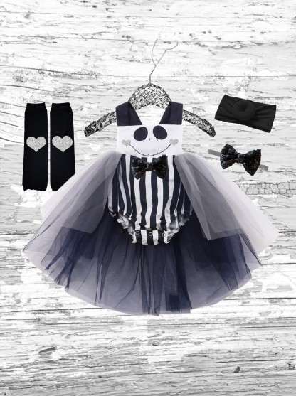 Mesh Bow Sleeveless Shorts Bodysuit - Only - image 2