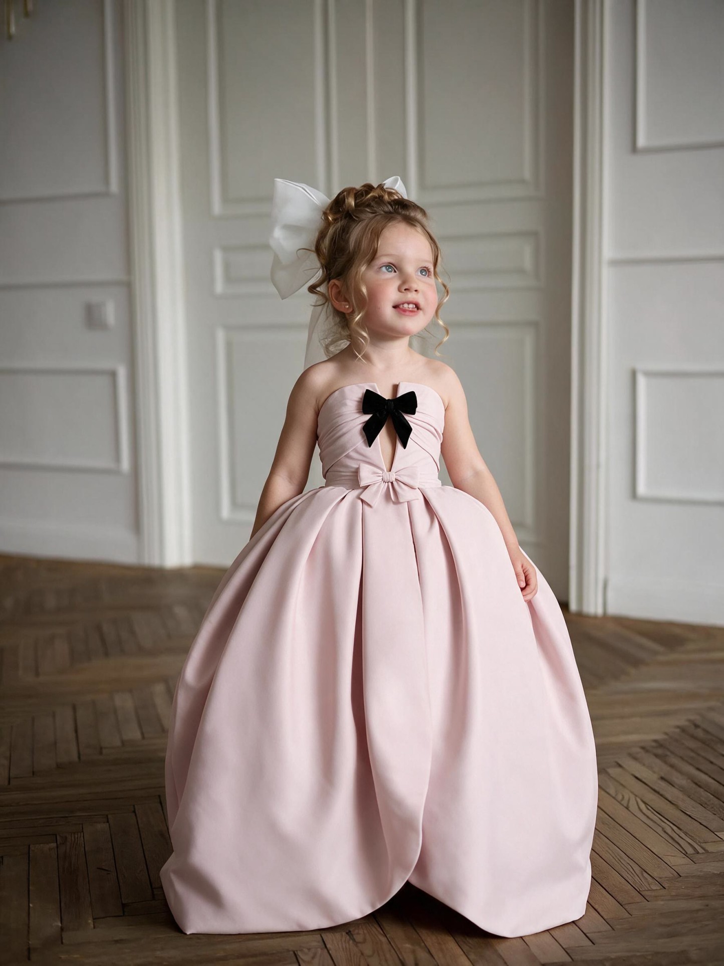 Satin Bow Sleeveless Maxi Dresses - image 3