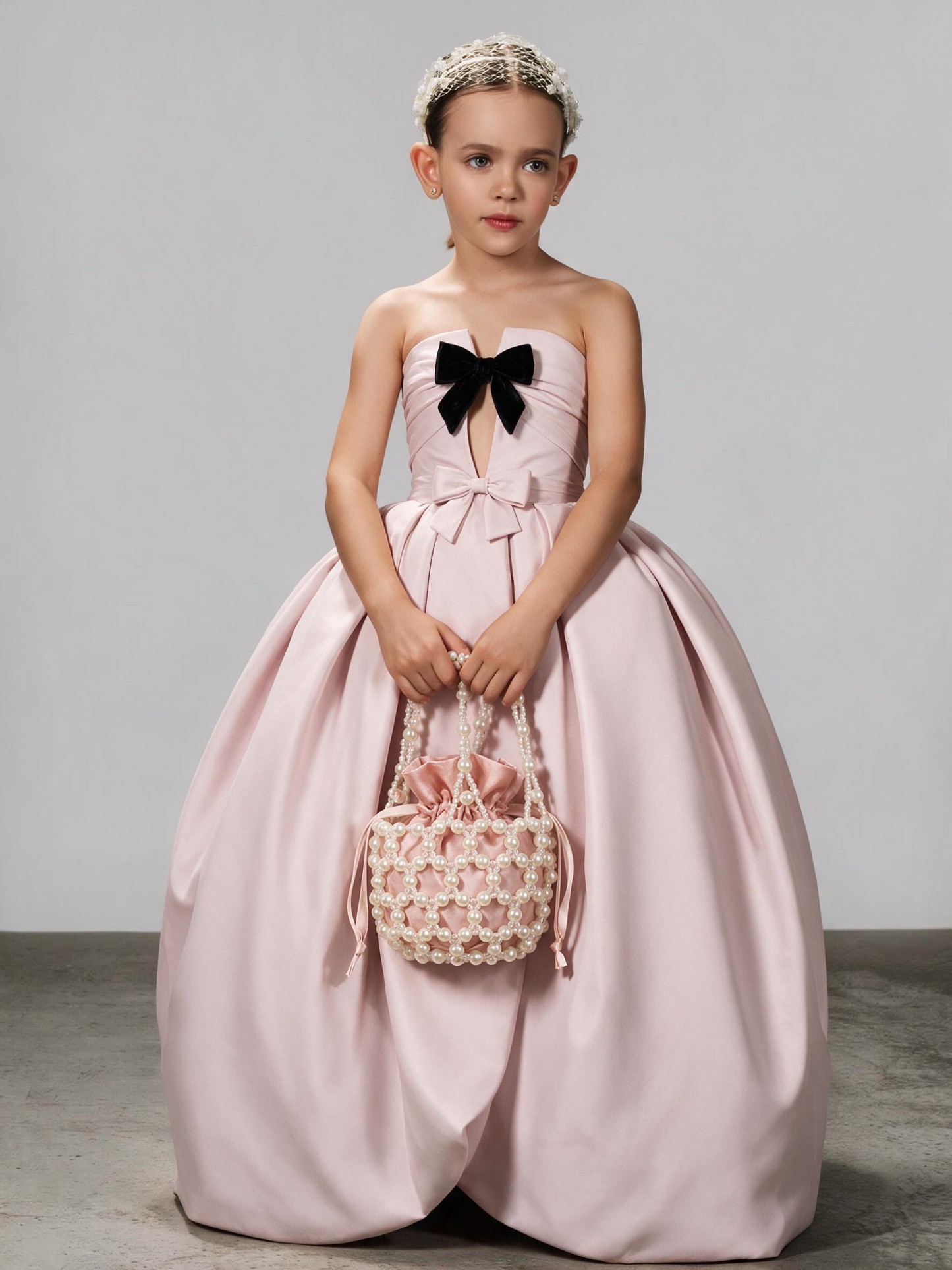 Satin Bow Sleeveless Maxi Dresses - image 2