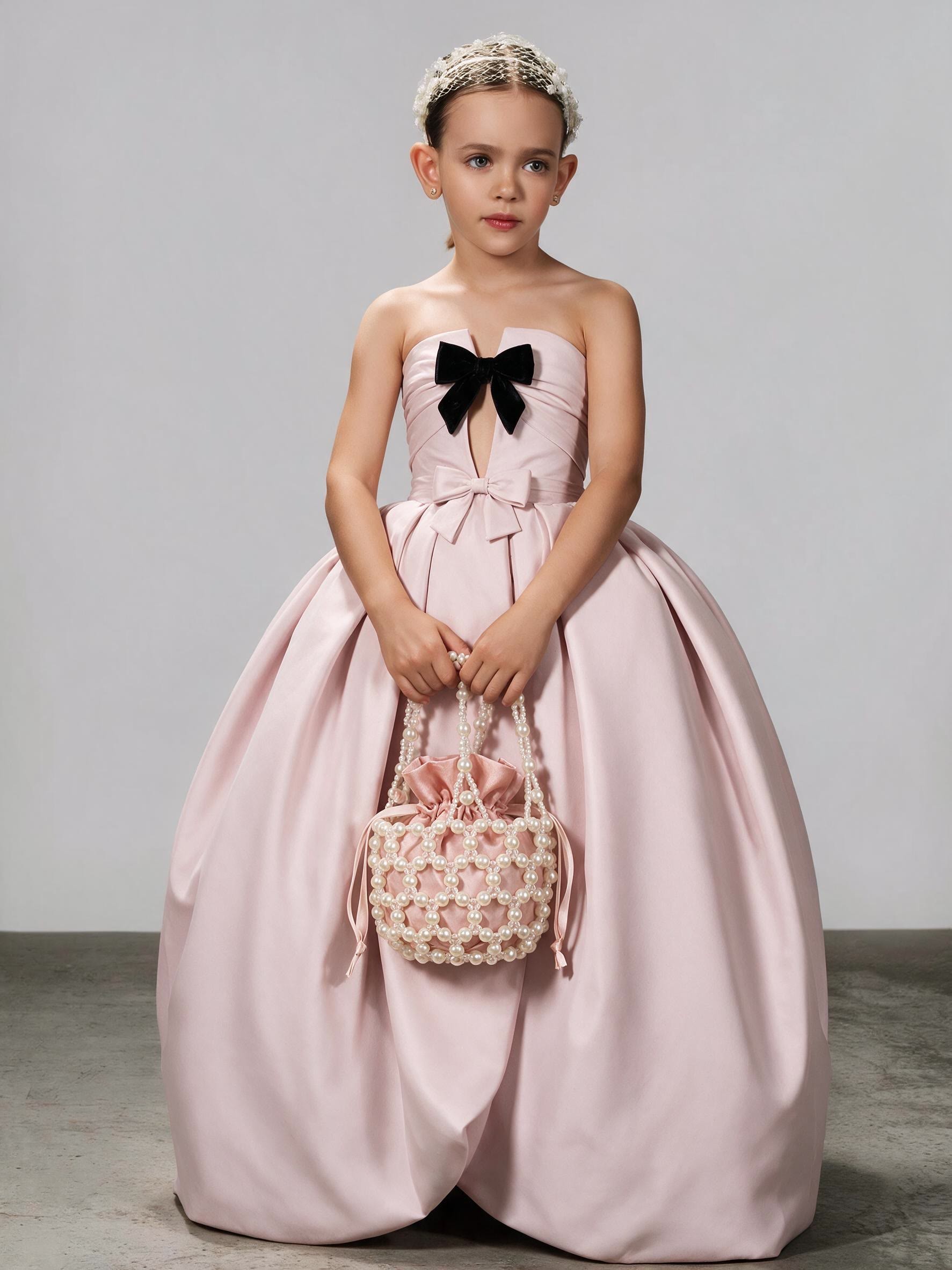 Satin Bow Sleeveless Maxi Dresses - image 2