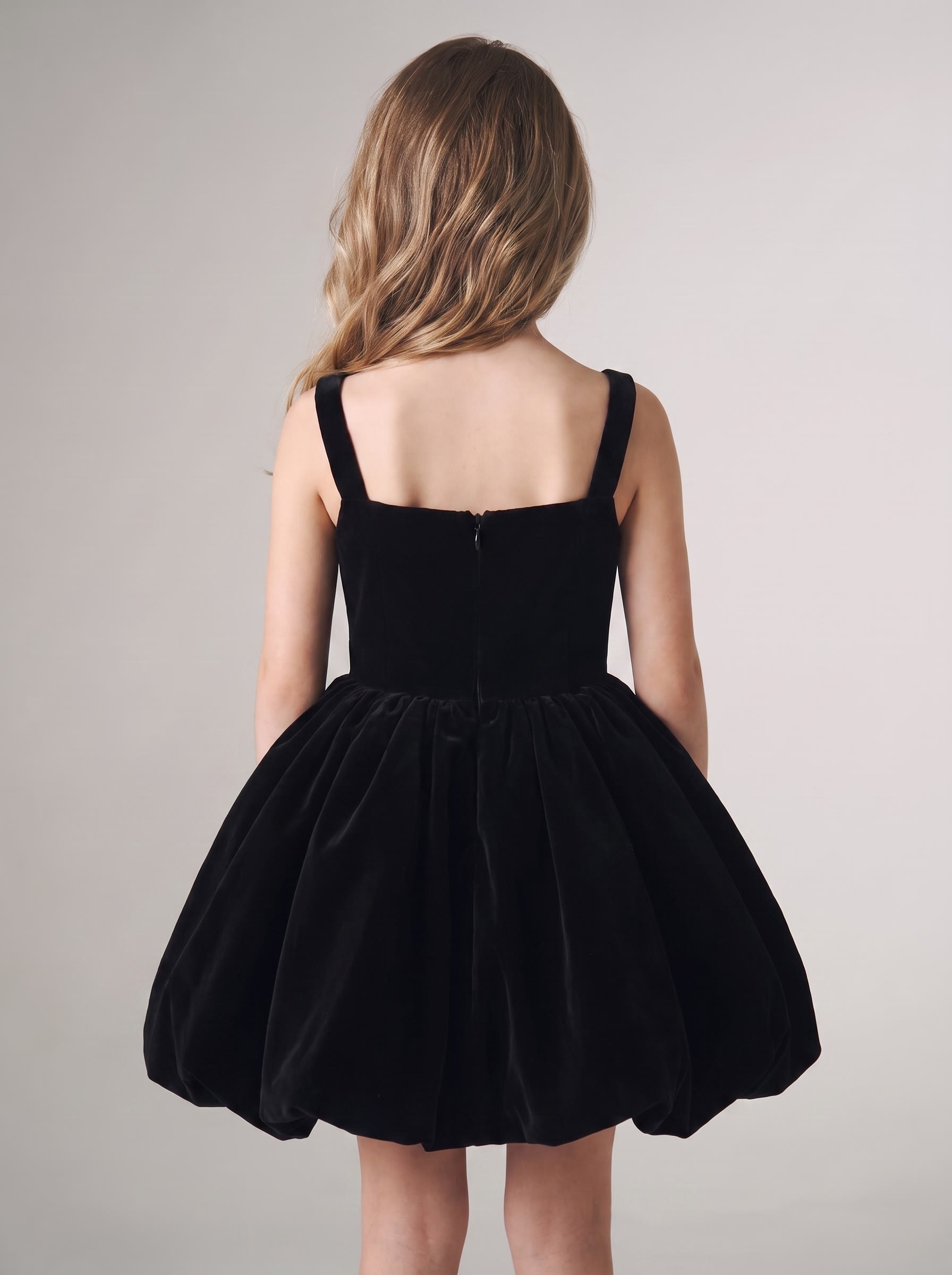Velvet Embroidery Sleeveless Midi Dresses - image 5