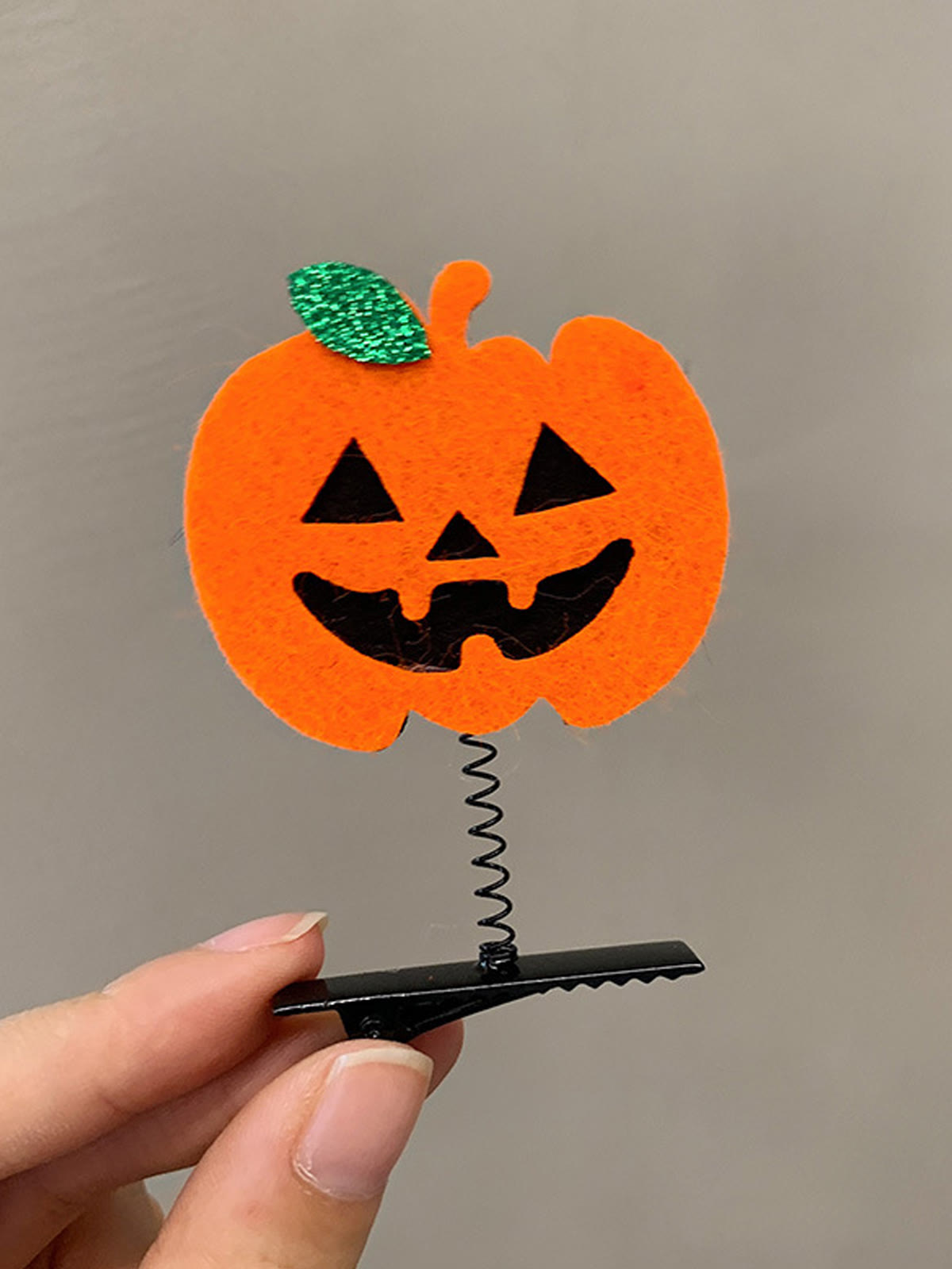 Halloween With Glitter Hair Accessories - Funny Pumpkin - One size - image 6