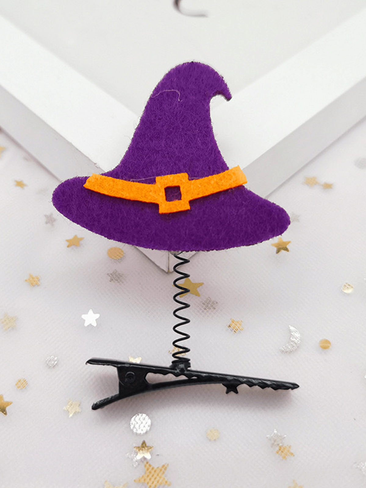 Halloween With Glitter Hair Accessories - Witch - One size - image 4