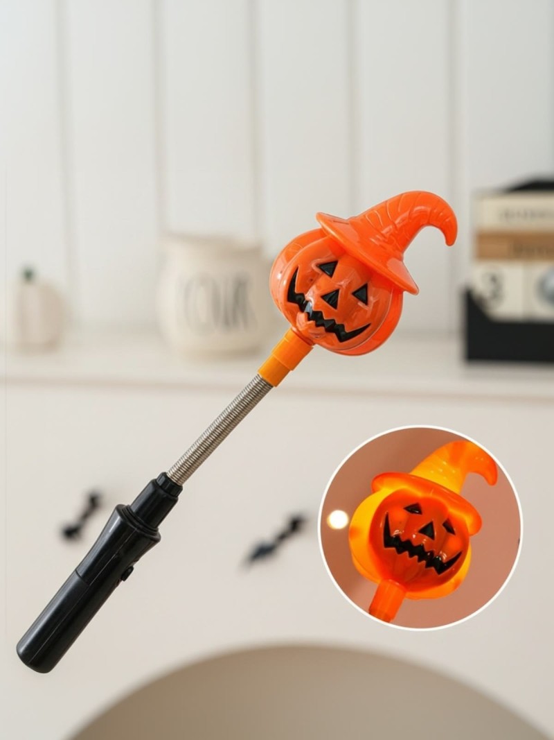 Halloween Magic Wand - Orange Hat Pumpkin - 25cm - image 3