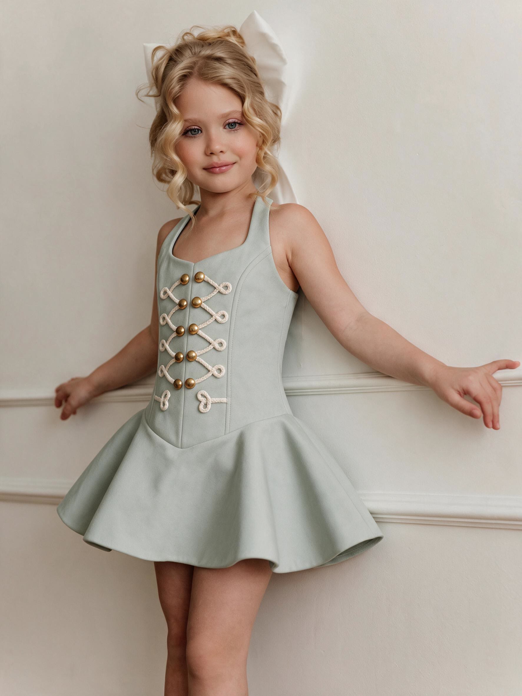 Chemical Fiber Blend Buckle Sleeveless Midi Dresses - image 2