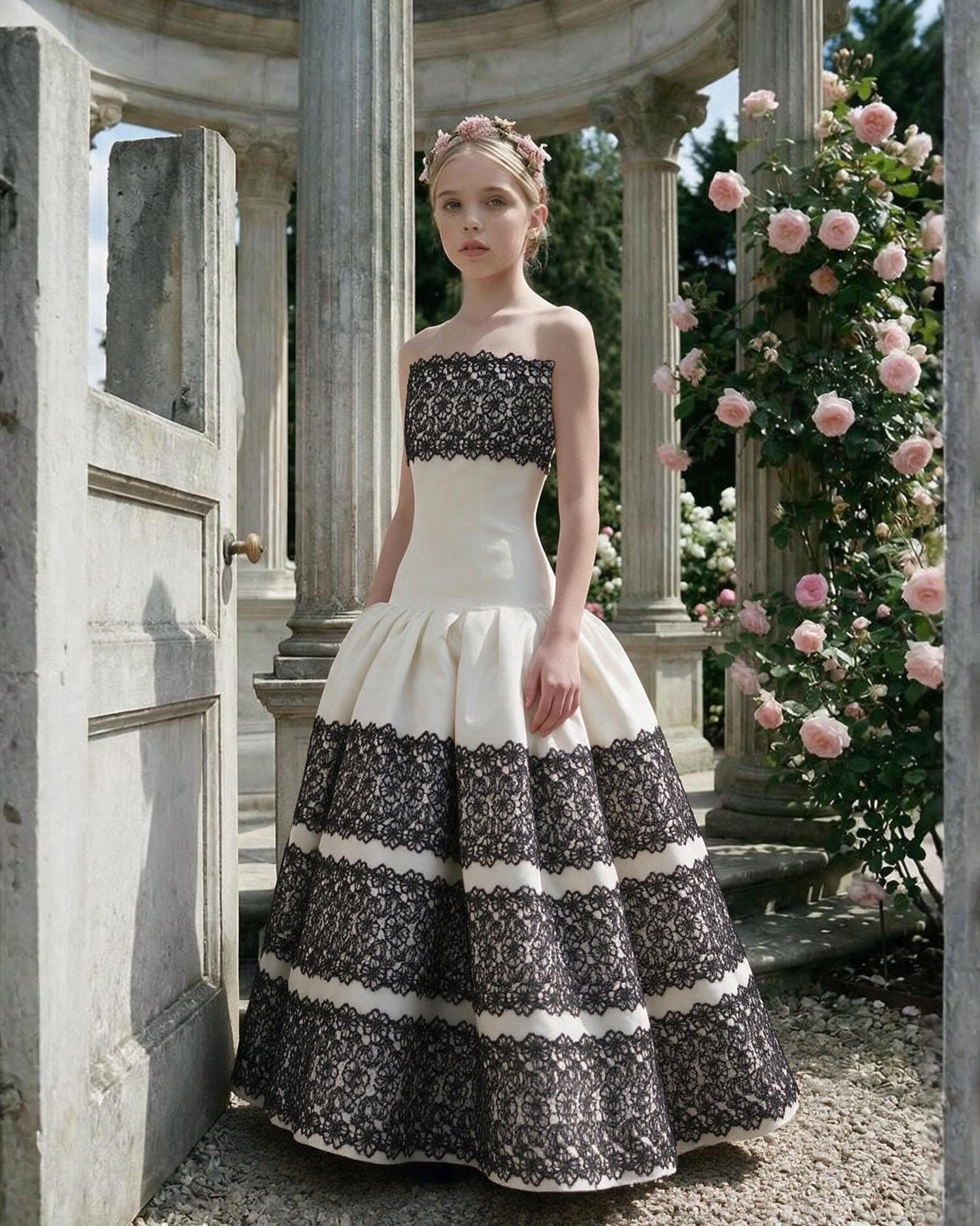 Satin Lace Edge Sleeveless Maxi Dresses - image 6