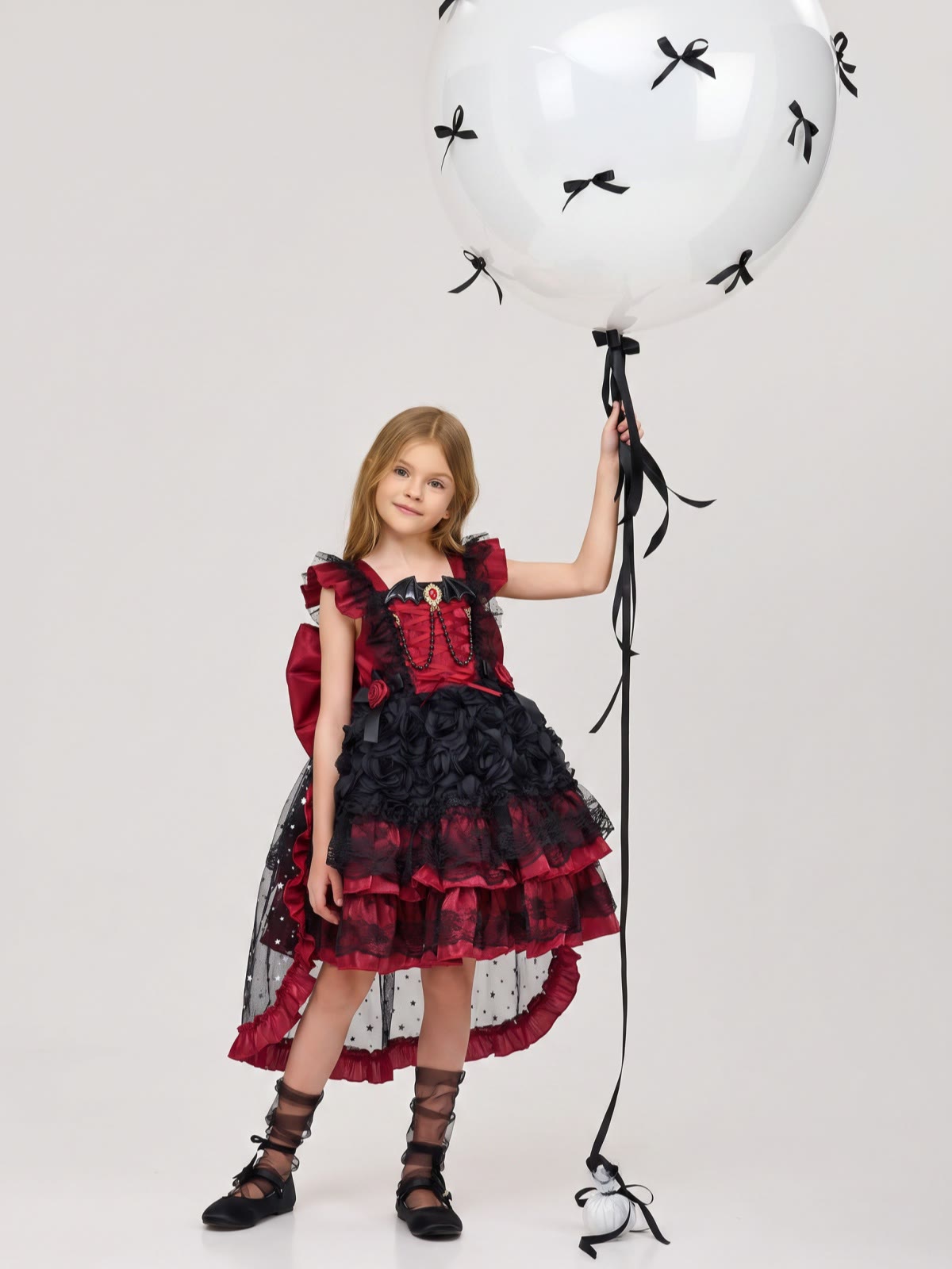 Mesh Rosette Sleeveless Short Dresses - image 9