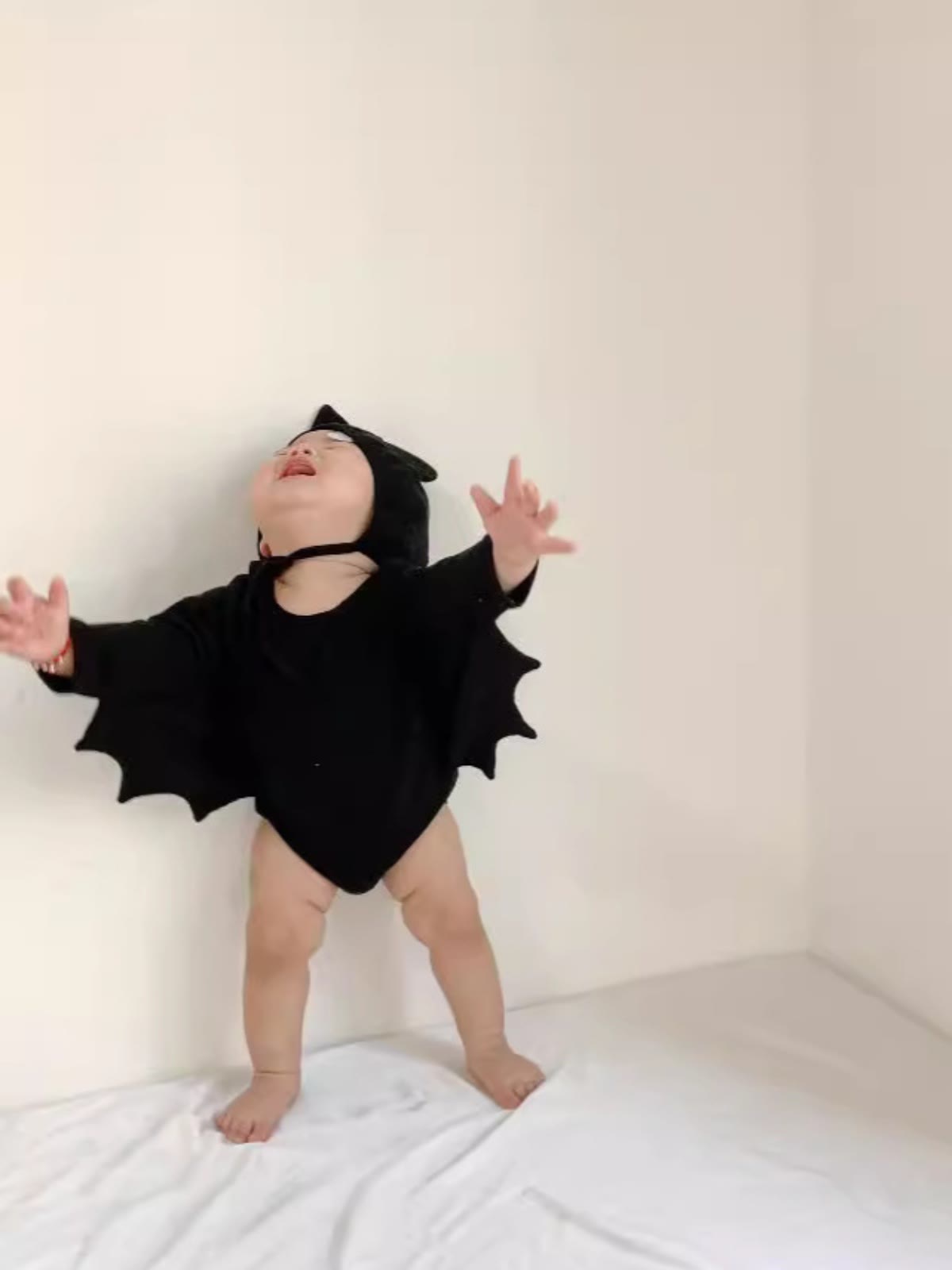 Chemical Fiber Blend Button Long Sleeve Short Two-piece Set With Hat  Without Toys - image 4