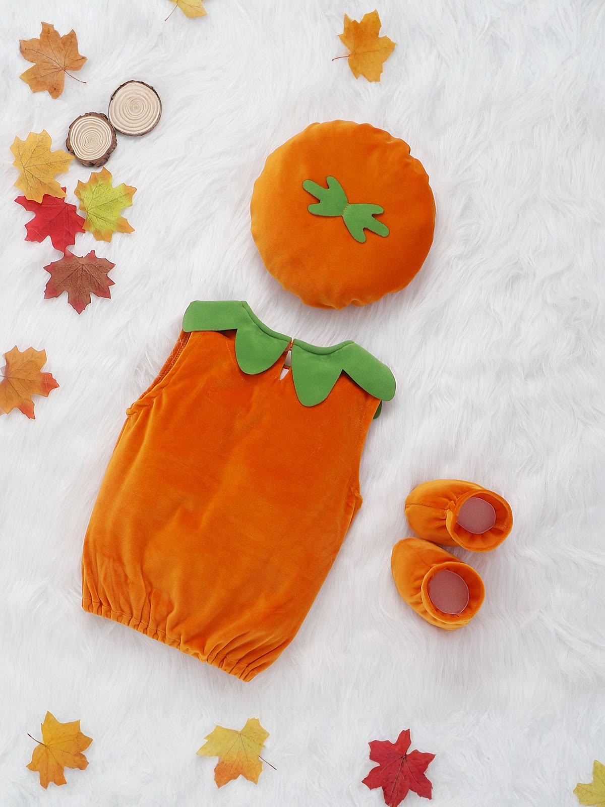 Fluff/granular Fleece Fabric Button Sleeveless Short Three-piece Set - image 4