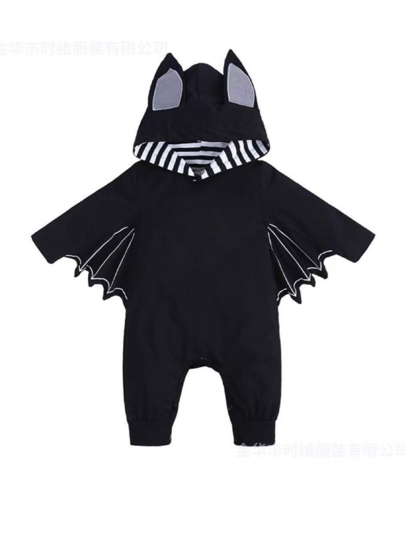 100% Cotton Button Long Sleeve Short Bodysuit - Black - 12-18M - image 1