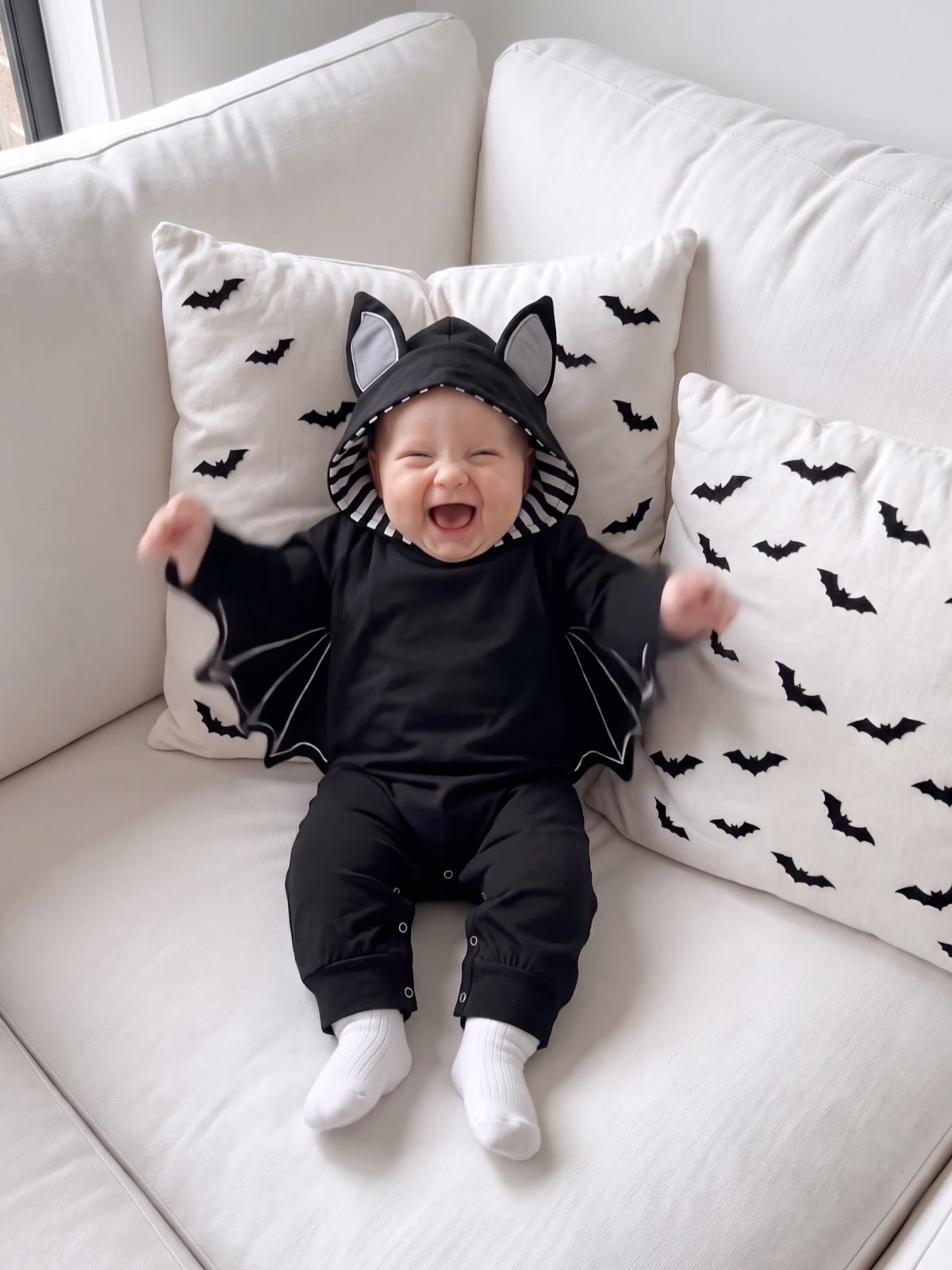 100% Cotton Button Long Sleeve Short Bodysuit - image 3