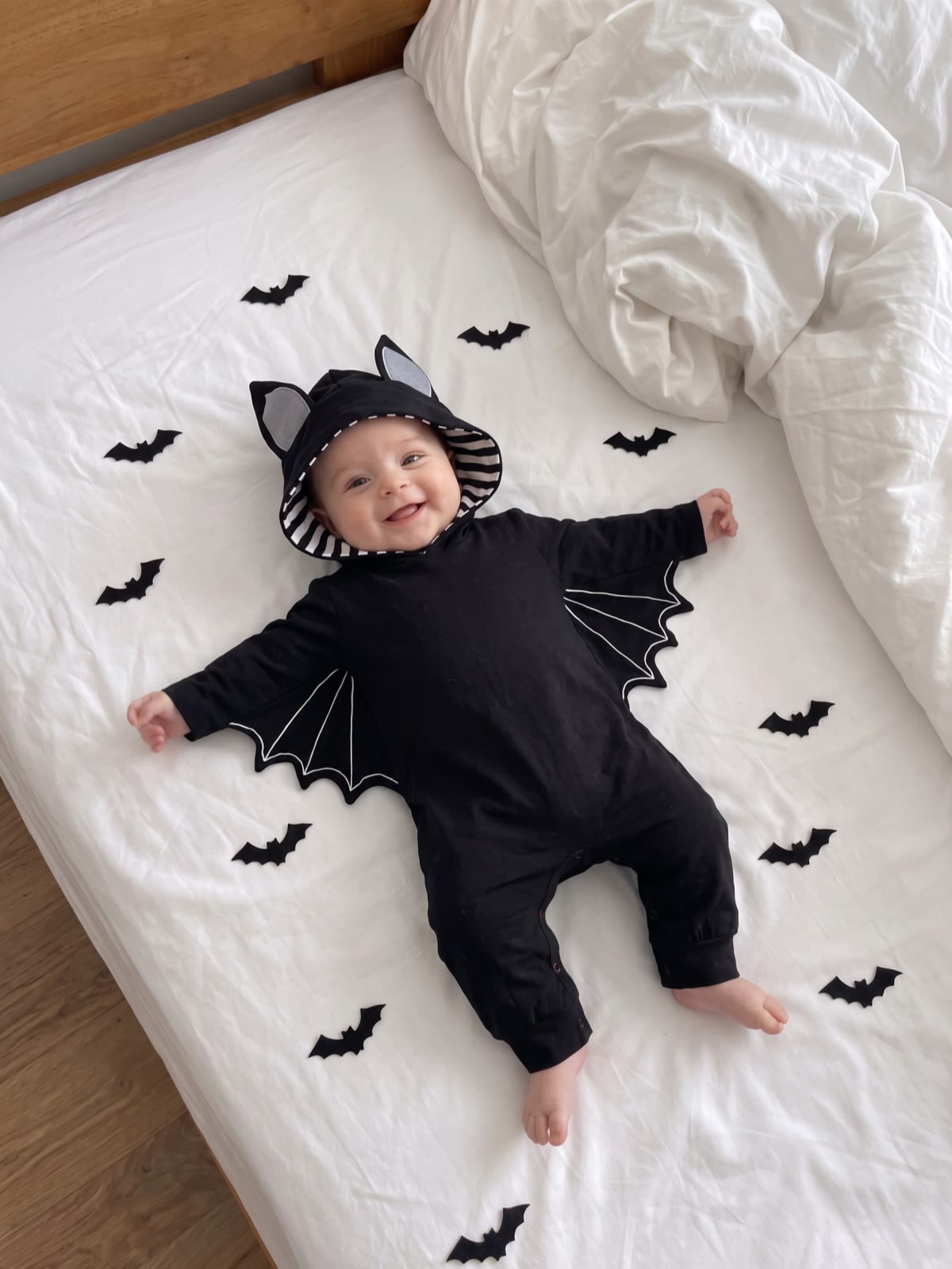 100% Cotton Button Long Sleeve Short Bodysuit - image 2