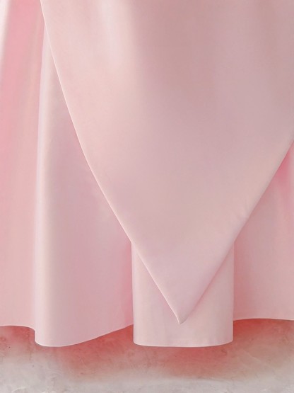 Satin Bow Sleeveless Maxi Dresses - image 6