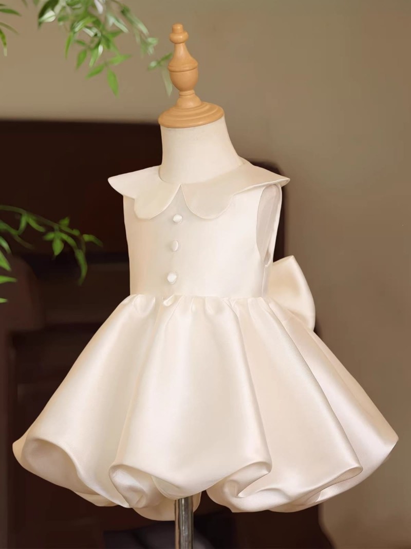 Satin Bow Sleeveless Midi Dresses - image 2