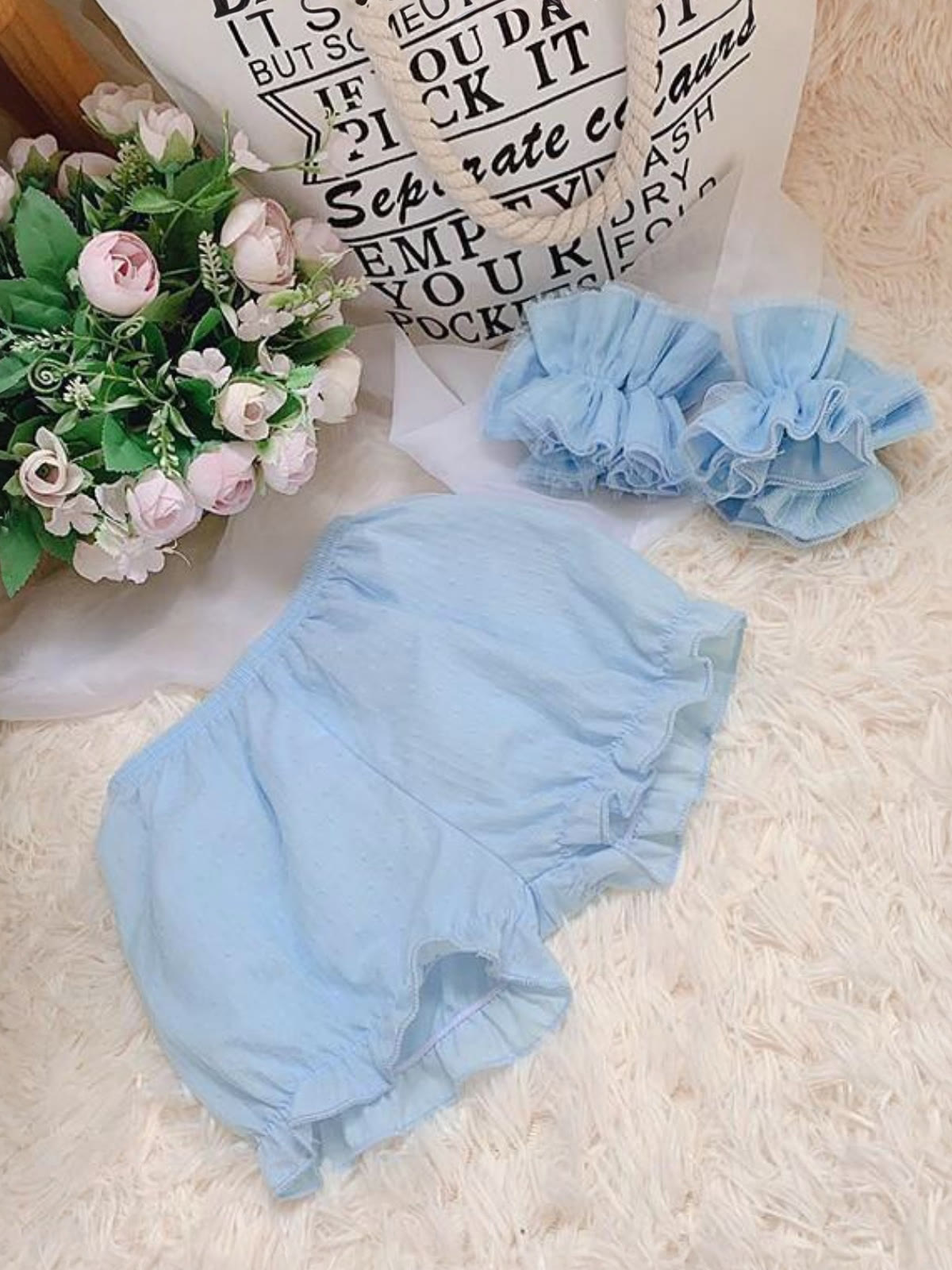Mesh Bow Short Sleeve Midi Dresses - image 8
