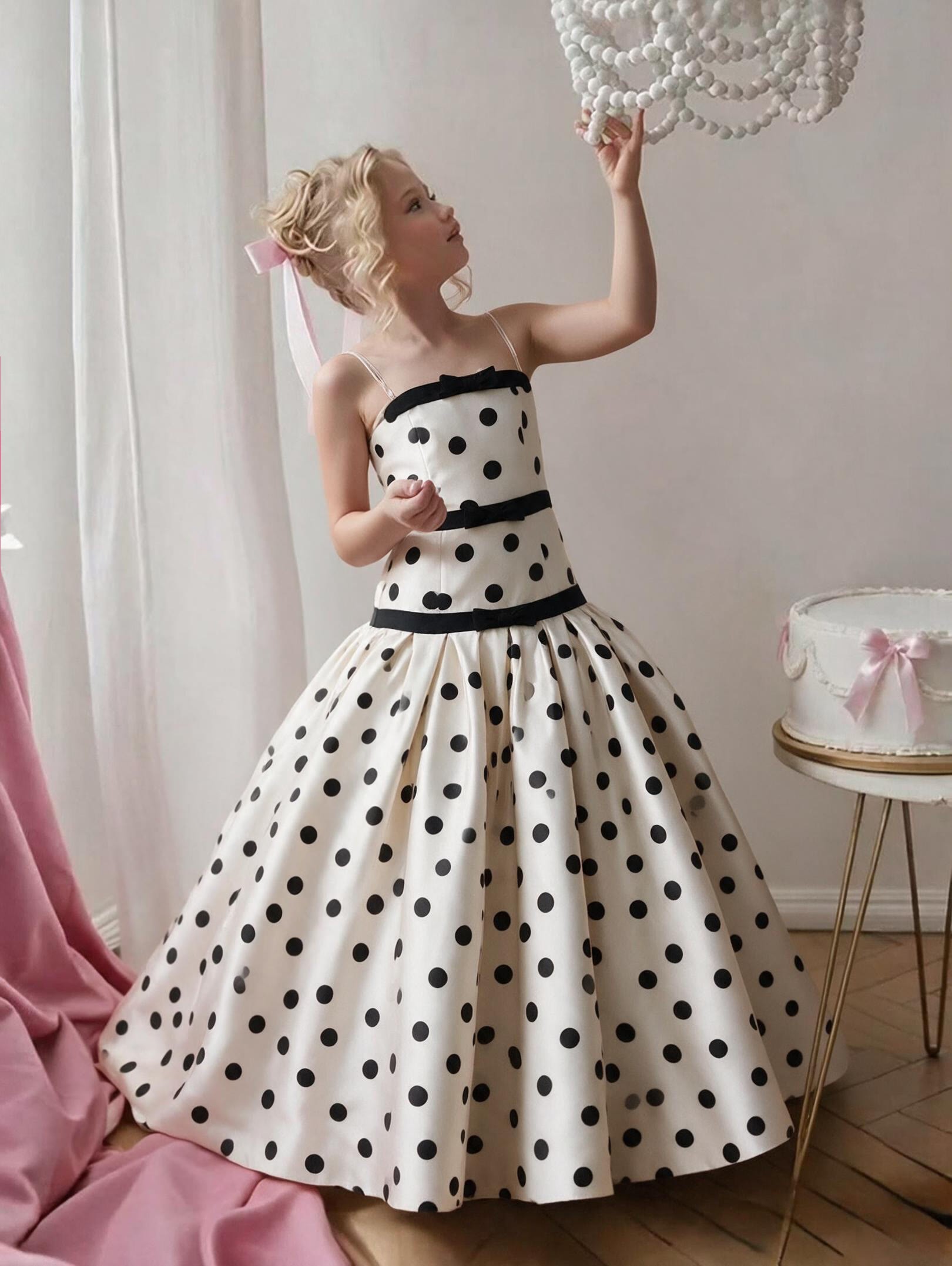 Satin Bow Sleeveless Maxi Dresses - image 6