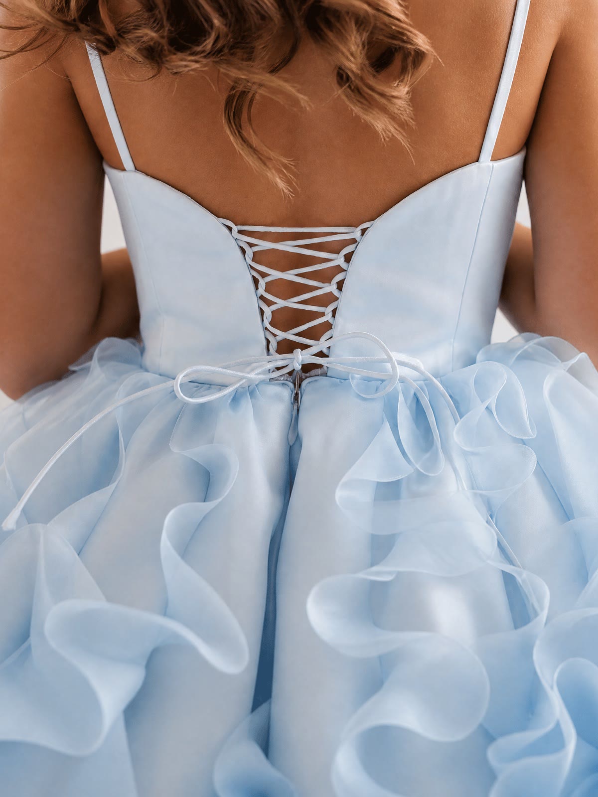 Organza Rosette Sleeveless Midi Dresses - image 6