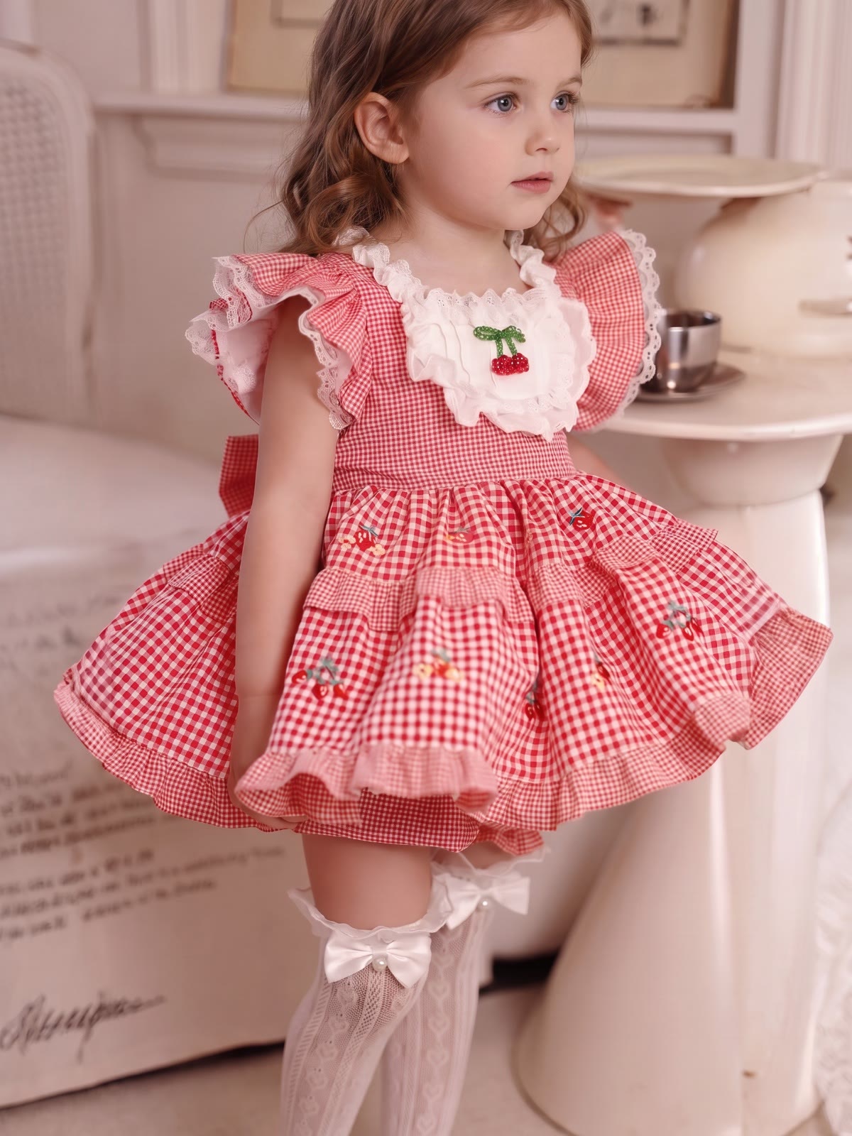 Chemical Fiber Blend Split Joint Cap Sleeve Short Two-piece Set - image 6