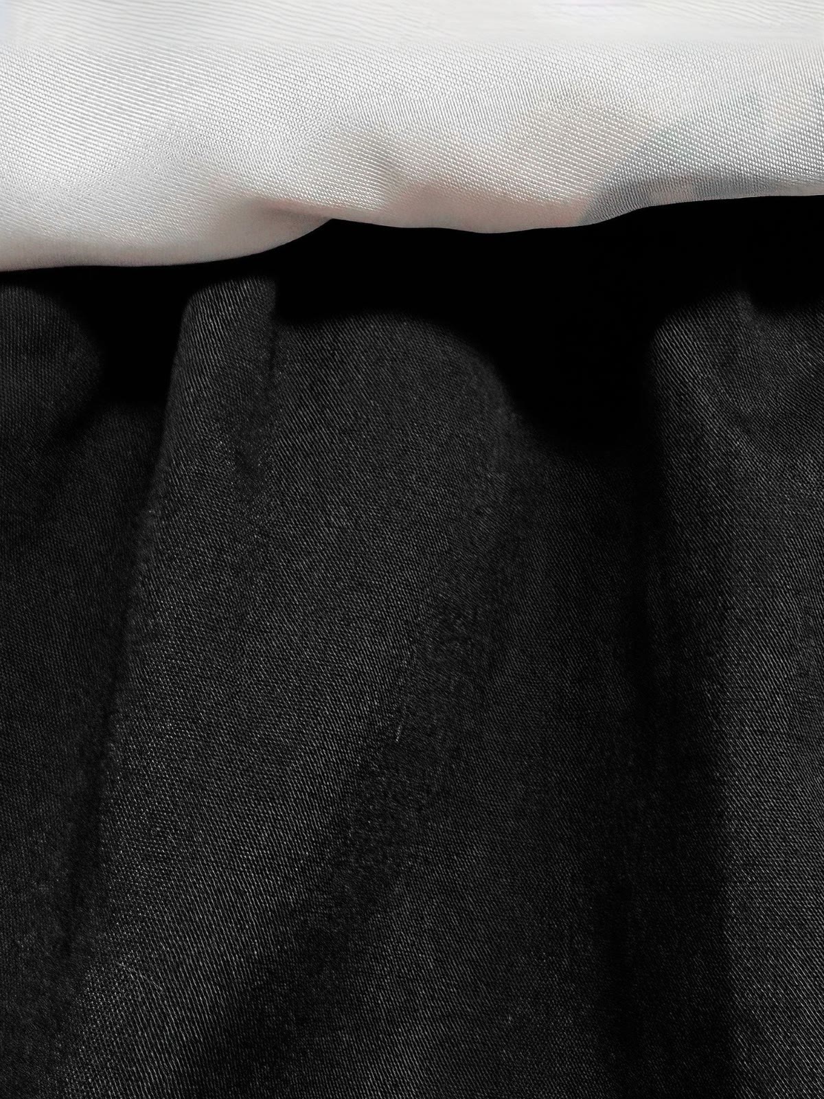 Satin Printing Cap Sleeve Midi Dresses - image 10