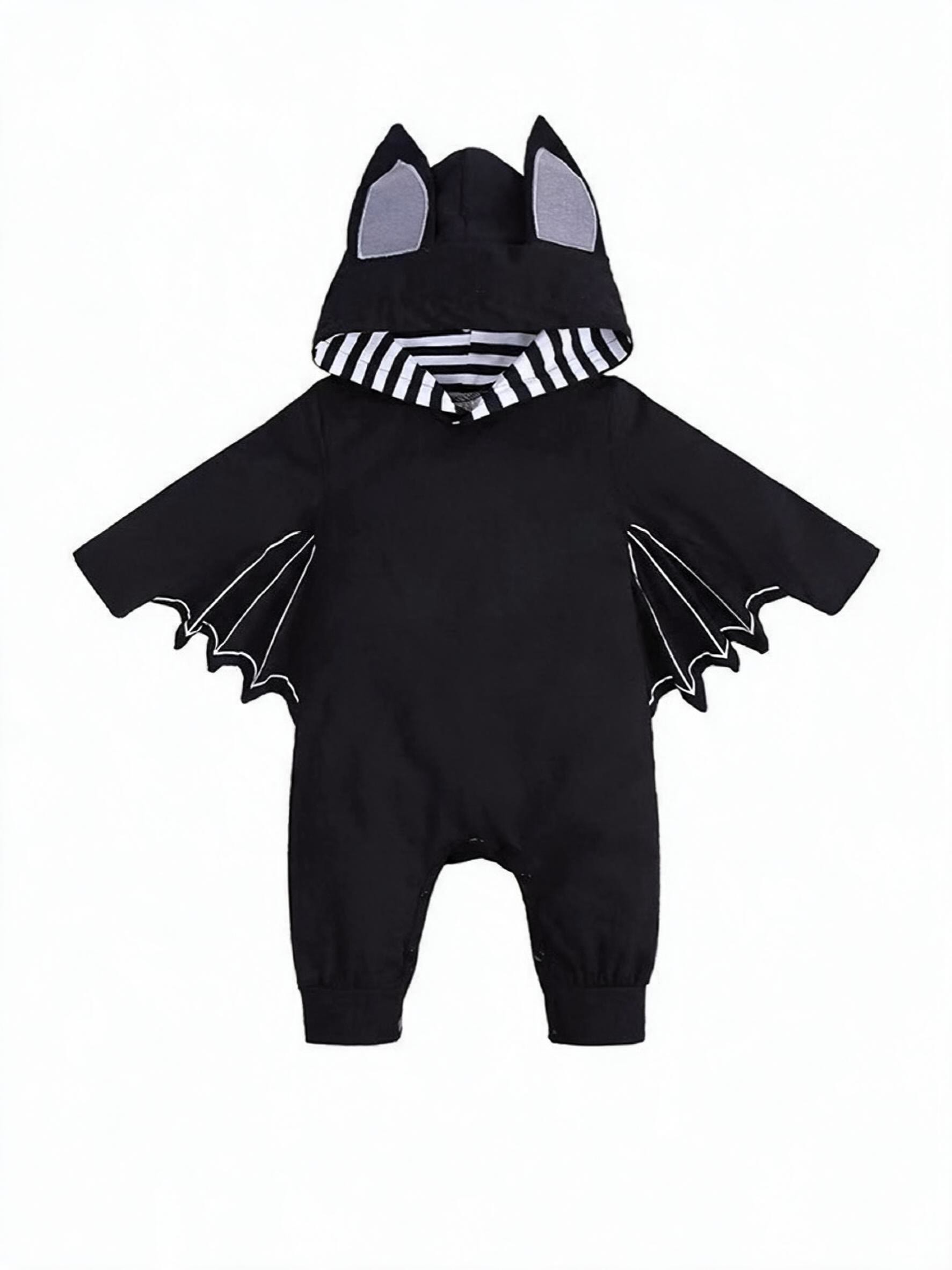 100% Cotton Button Long Sleeve Short Bodysuit - Black - 12-18M - image 1