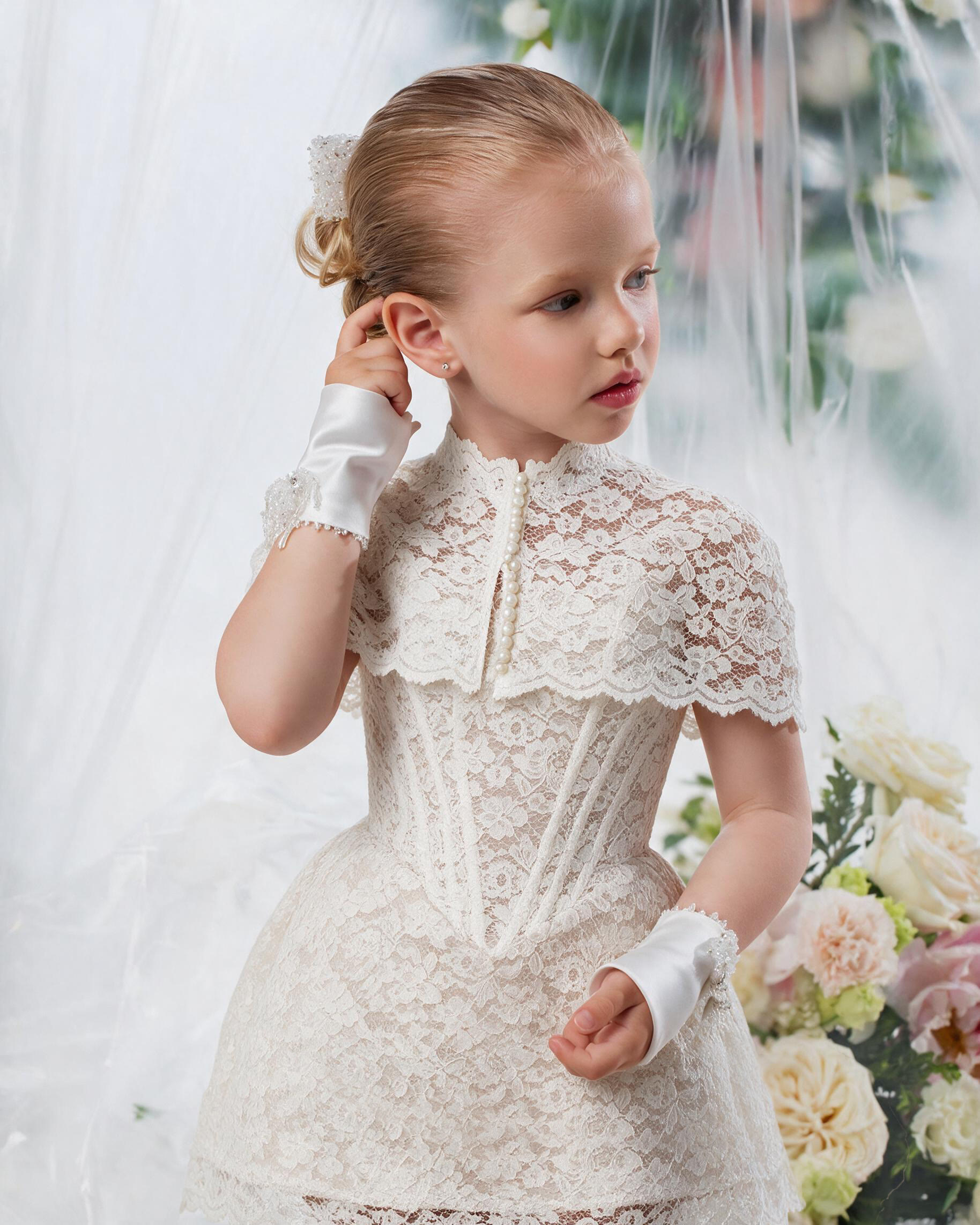 Lace Buckle Sleeveless Short Two-piece Set - image 11