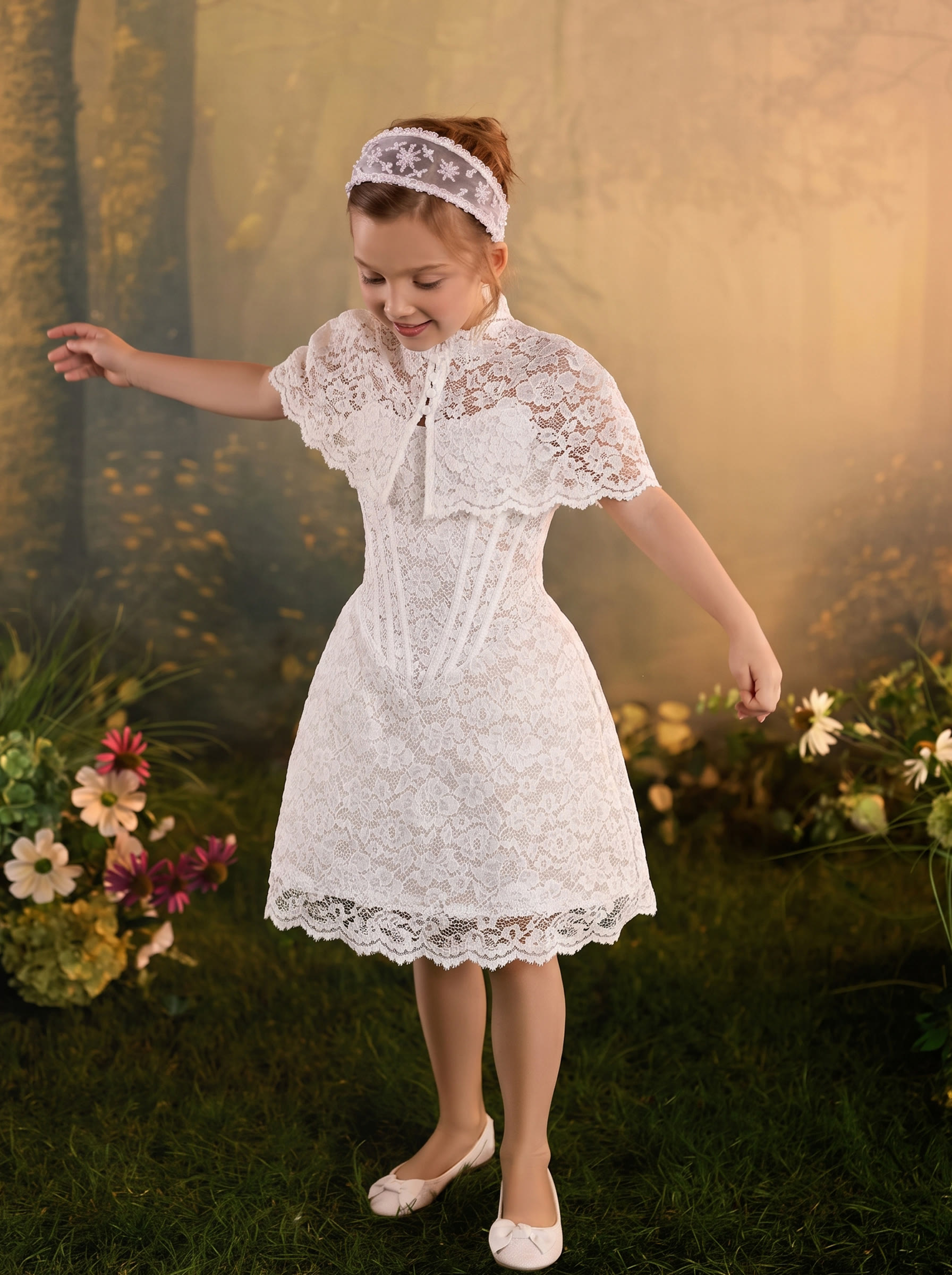 Lace Buckle Sleeveless Short Two-piece Set - image 10