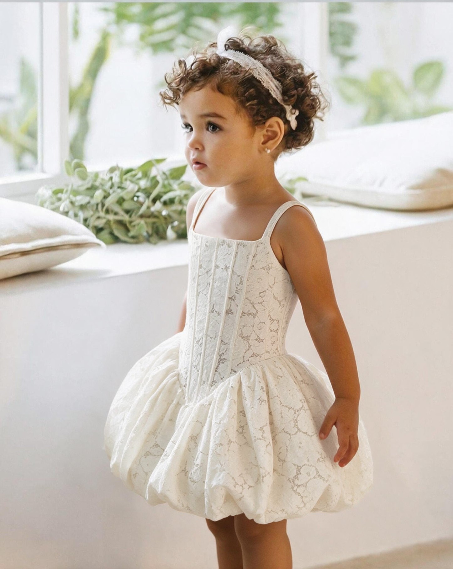 Lace Lace-up Sleeveless Short Two-piece Set Without Gloves - image 5