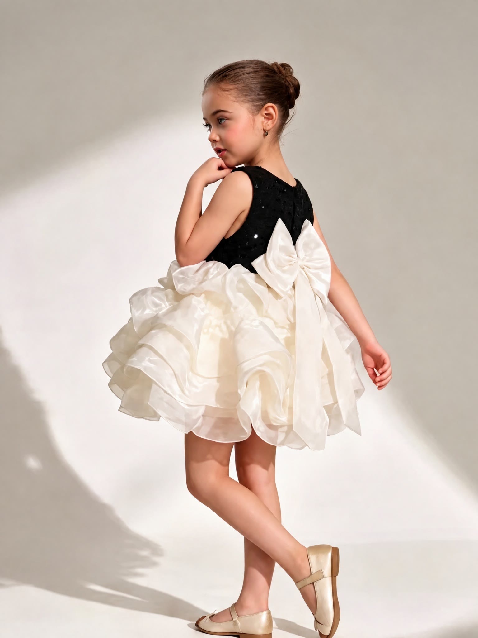Organza Bow Sleeveless Midi Dresses - image 2