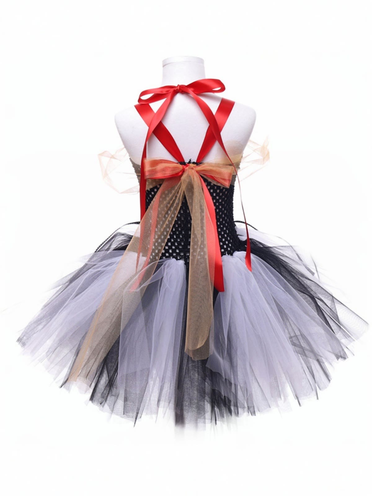 Mesh Woven Sleeveless Short Dresses With Eye Mask – No Hat Included - image 3