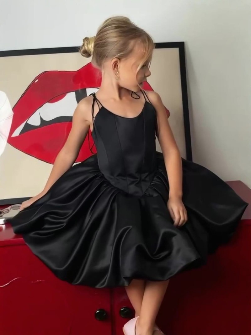 Satin Bow Split Joint Sleeveless Midi Dresses - image 2
