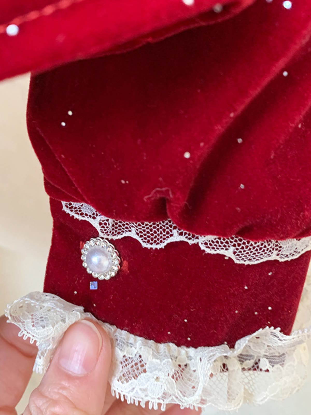 Velvet Bow Sleeveless Short Dresses - image 7