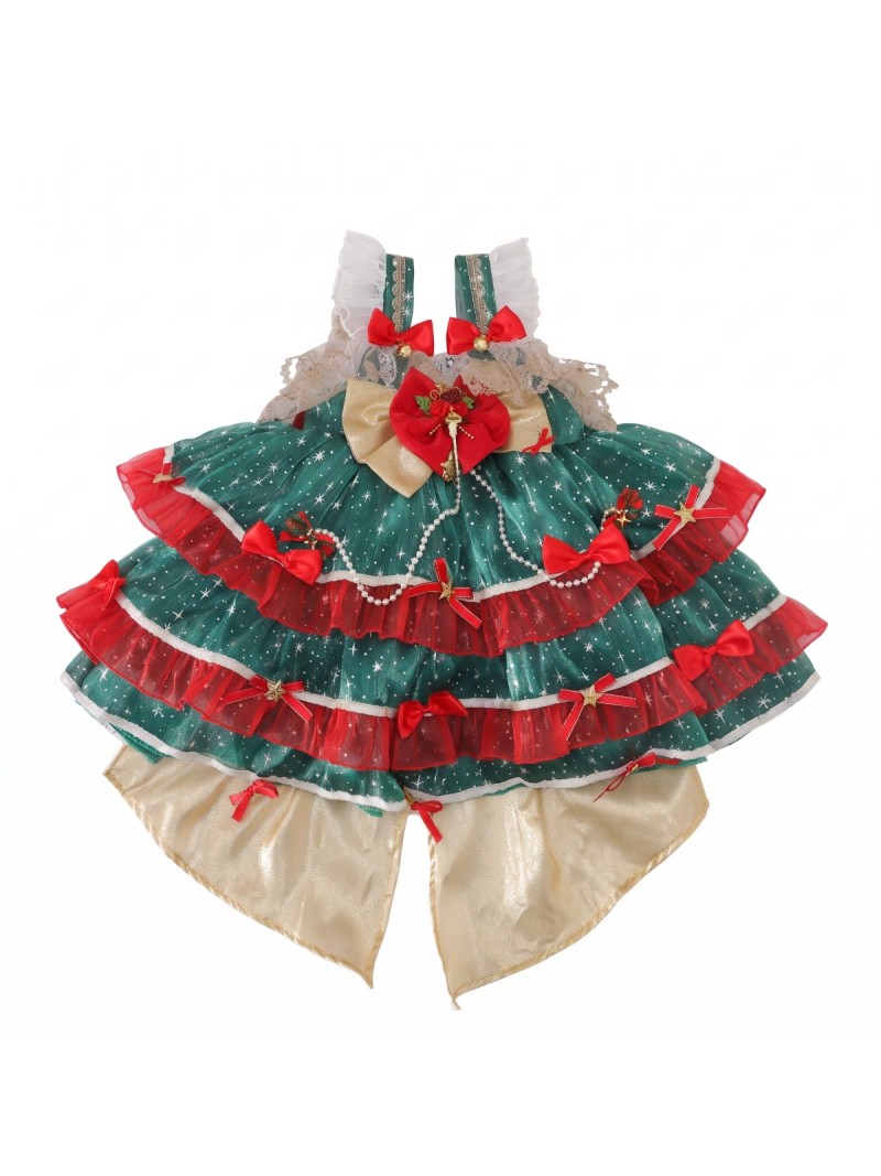 Organza Bow Sleeveless Short Dresses - Skirt - 150cm - image 2