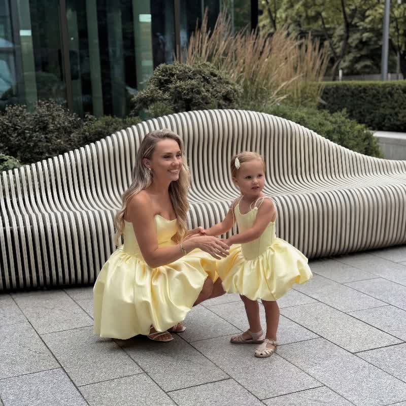 Women Satin Lace-up Sleeveless Short Dresses - image 11