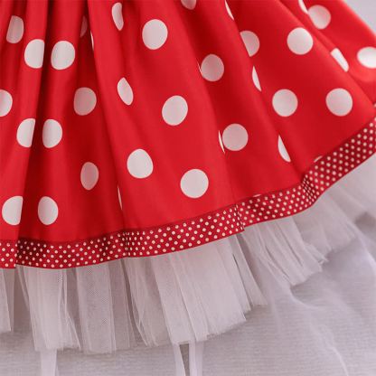 Satin Lace Edge Fluffy Short Sleeve Short Dresses With Headscarf - image 7