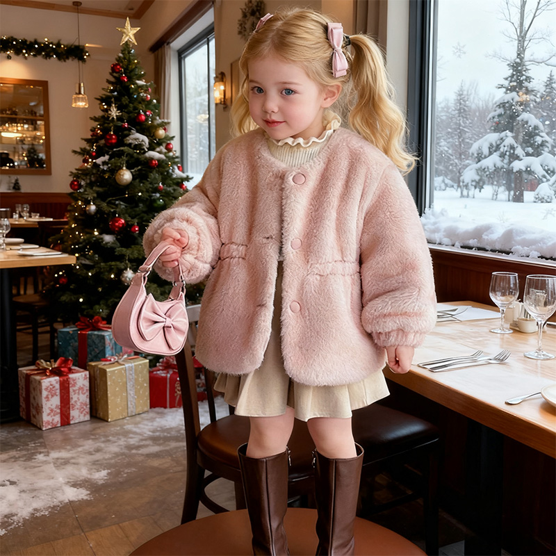 Faux Fur Fleece Long Sleeve Regular Outerwears - image 12