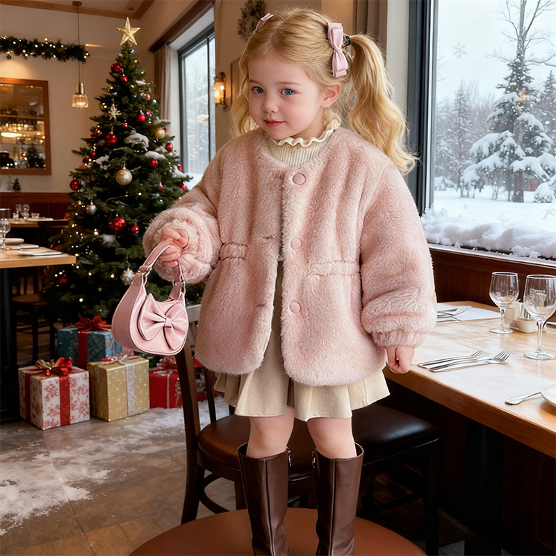 Faux Fur Fleece Long Sleeve Regular Outerwears - image 12