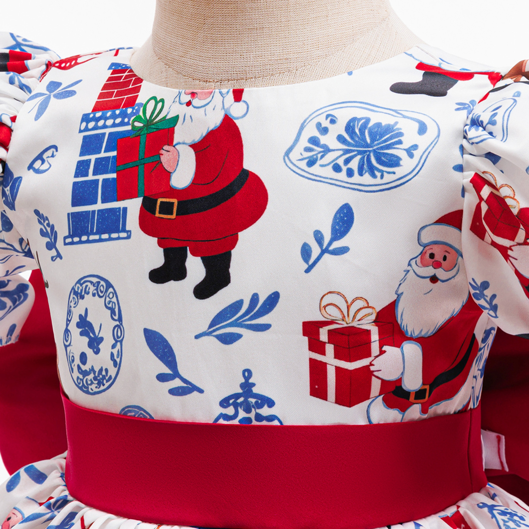 Satin Split Joint Short Sleeve Regular Dresses - image 12