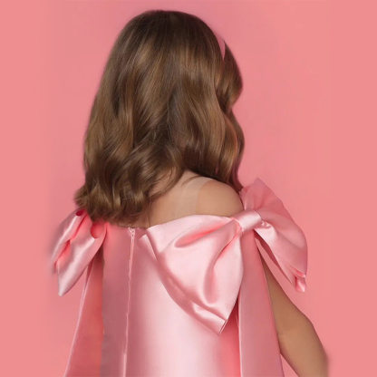Satin Bow Sleeveless Regular Dresses - image 11
